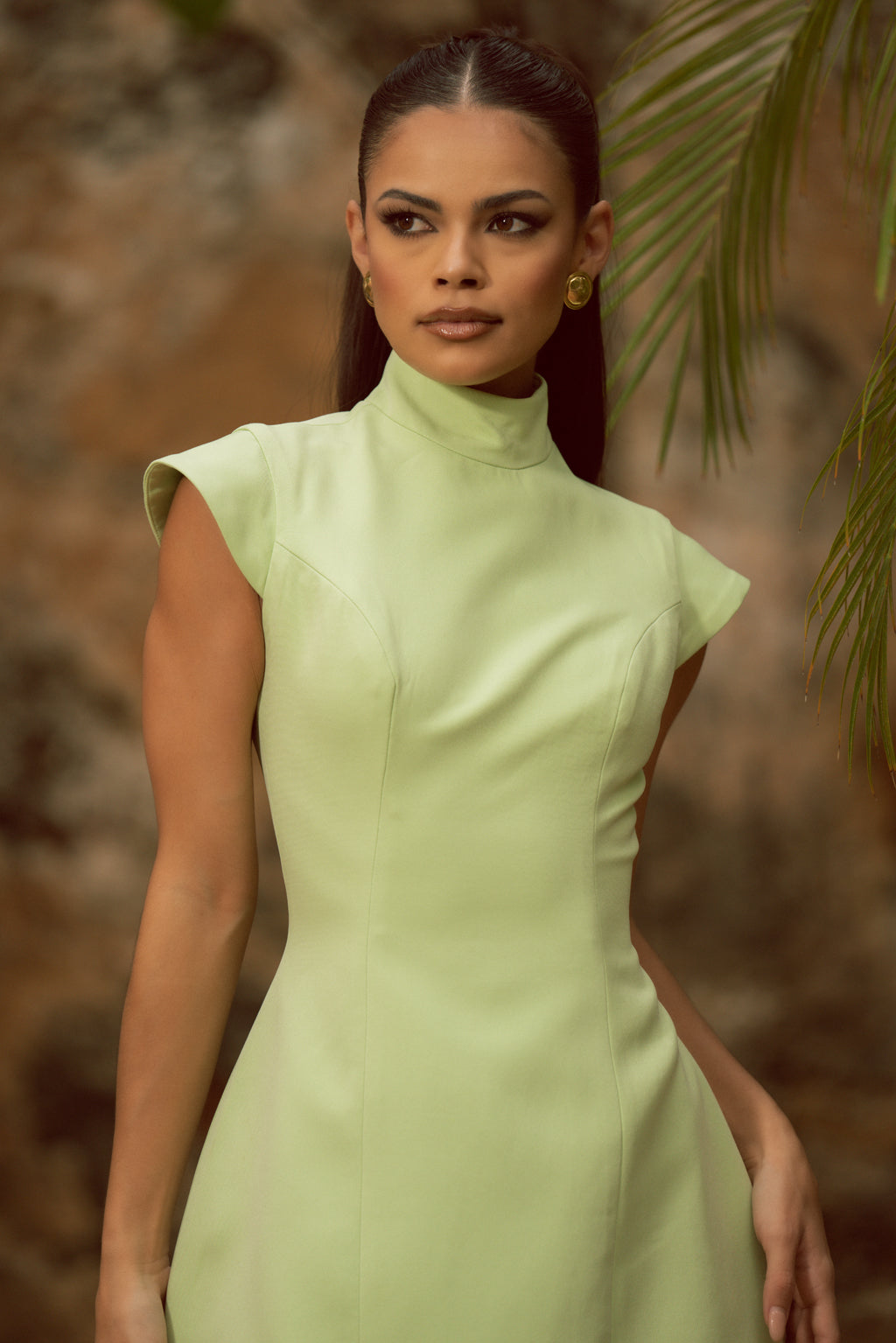 HIKARI DRESS | PALE LIME