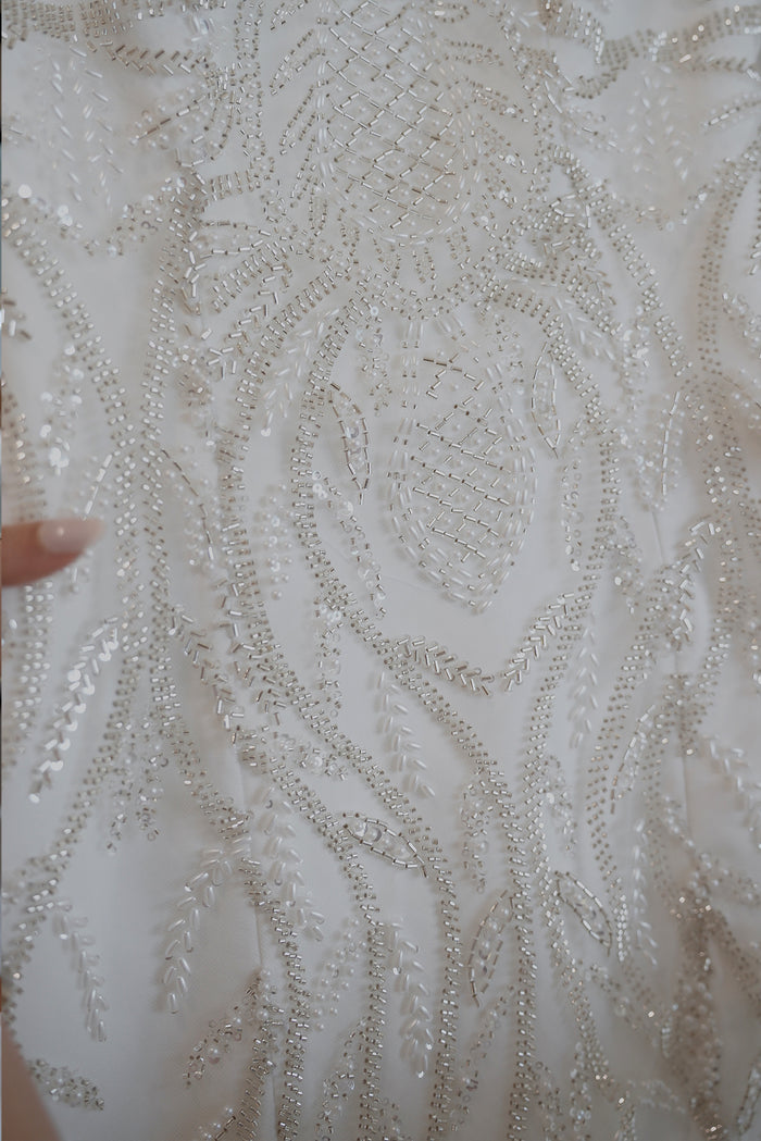 HIKARI BEADED SHORT DRESS