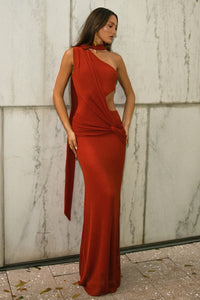 EDEN DRESS | RUST
