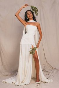 ELECTRA GOWN BLANC