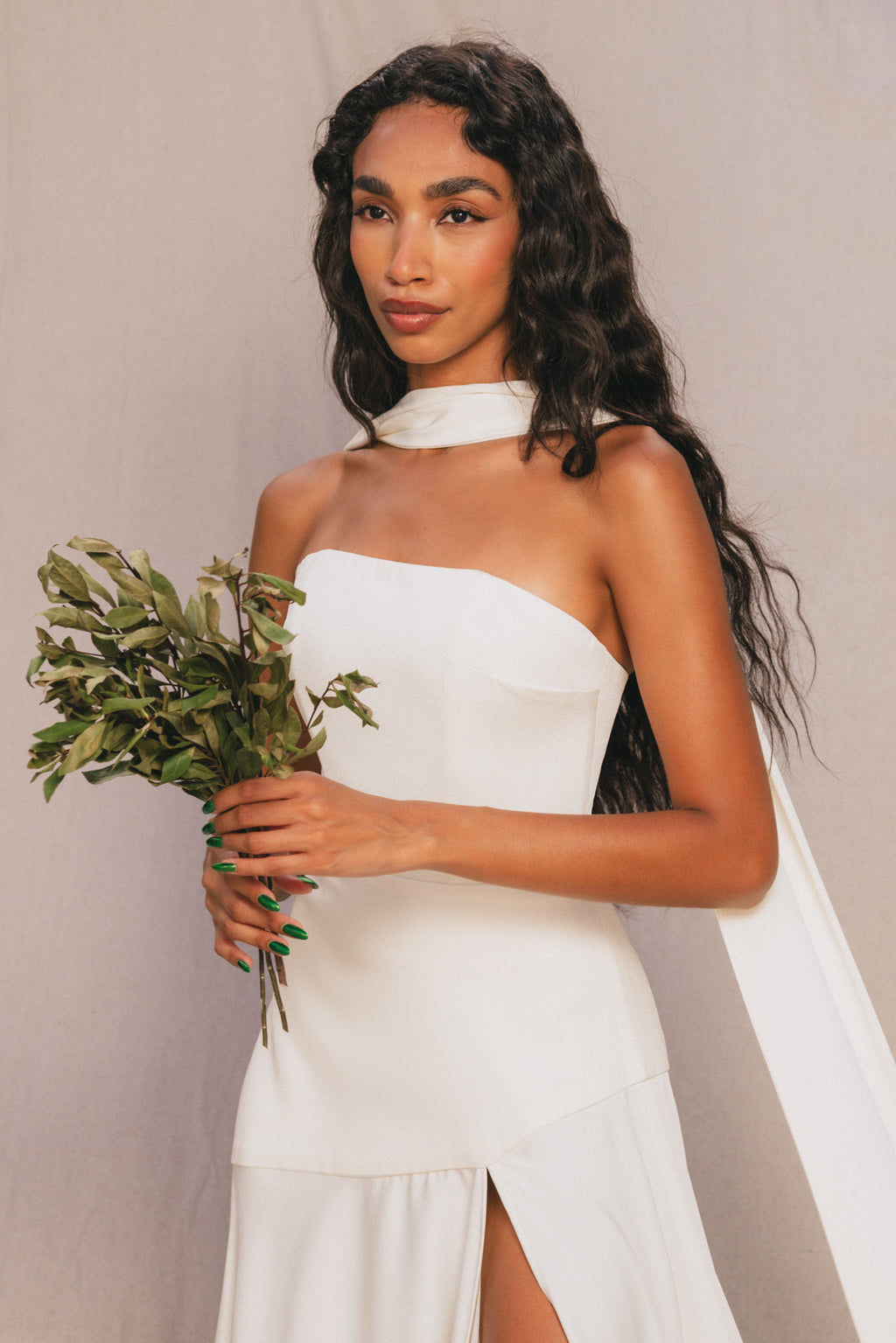 ELECTRA GOWN BLANC