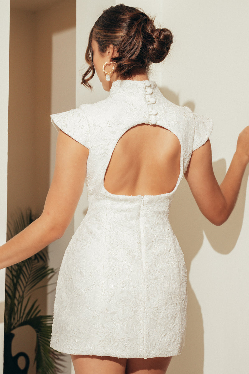 HIKARI LACE DRESS | WHITE Kriado HIKARI LACE DRESS | WHITE Kriado