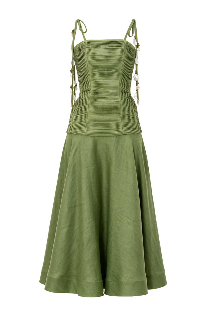 VERMIEL DRESS SAGE