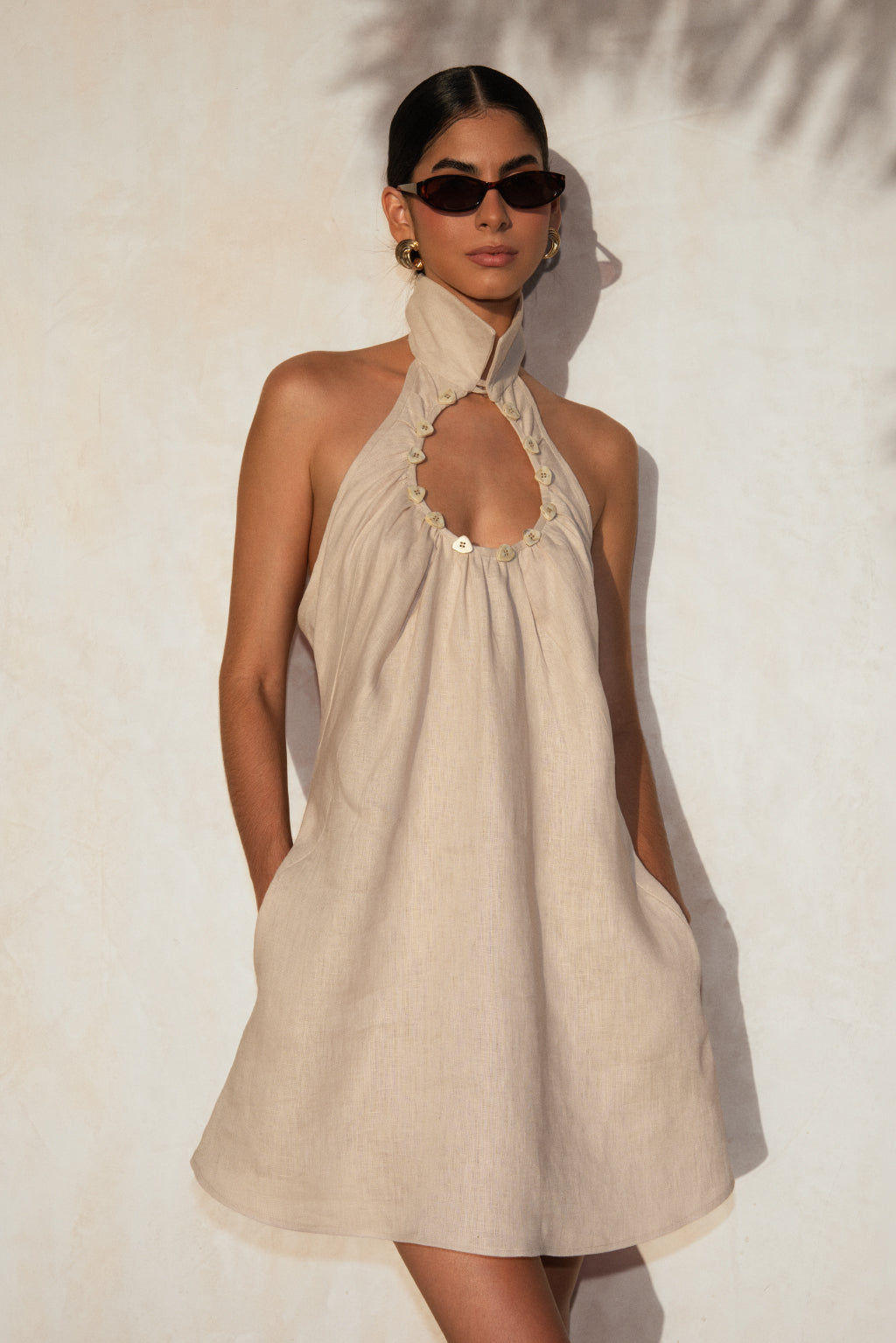 LORETTI LINEN DRESS